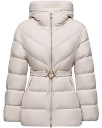 Moncler - Brosse Diagonal-Quilted Hooded Short Down Jacket - Lyst