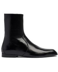 KHAITE - 10Mm Charlotte Leather Ballerina Flats - Lyst