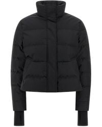 McQueen - High-Neck Cropped Down Jacket - Lyst