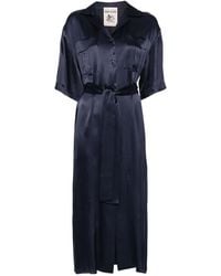 Semicouture - Laetitia Midi Dress - Lyst