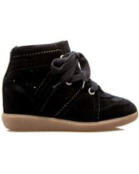 Isabel Marant - Bobby Lace-Up Wedge Sneakers - Lyst