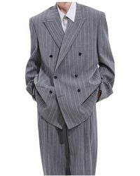Bottega Veneta - Light Wool Pinstripes Jacket - Lyst