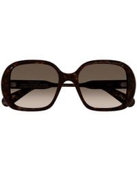 Chloé - Chloé Eyewear Square-Frame Sunglasses - Lyst
