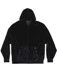 Balenciaga - Bb Paris Strass Hoodie - Lyst