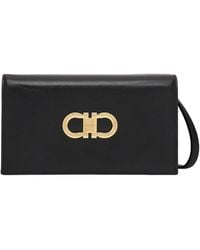 Ferragamo - Double Gancini Mini Shoulder Bag - Lyst