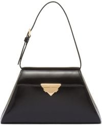 Prada - Medium Brushed Leather Handbag - Lyst