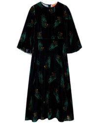 La DoubleJ - Sorella Printed Midi Dress - Lyst