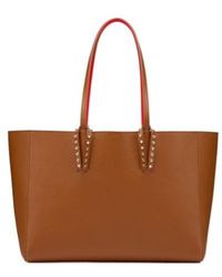 Christian Louboutin - Cabata Stud Detailed Small Tote Bag - Lyst