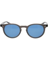 Barton Perreira - Banks Oval Frame Sunglasses - Lyst