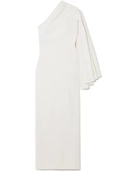 Solace London - Elisa One-Sleeve Crepe Gown - Lyst