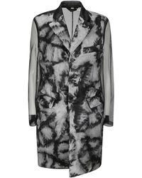 Comme des Garçons - Comme Des Garçons Sheer Patterned Jacket - Lyst