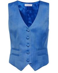 Gabriela Hearst - Coleridge Wool, Silk, And Linen Vest - Lyst