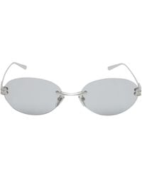 Balenciaga - Eyewear Oval Frame Sunglasses - Lyst