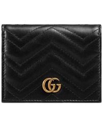 Gucci - Gg Marmont Card Case Wallet - Lyst