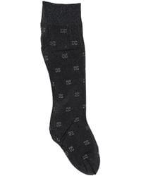 Ganni - Two-Color Metal High Socks - Lyst