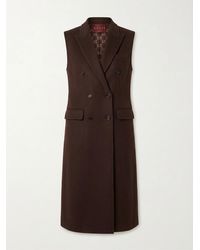 Gucci - Double Breasted Button-Up Coat - Lyst