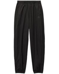 Alexander Wang - Logo Printed High Waist Track Shorts - Lyst