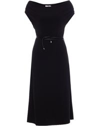 Patrizia Pepe - Belted Midi Dress - Lyst