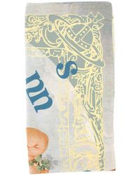 Vivienne Westwood - Primavera Cherubs Print Scarf - Lyst