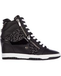 EA7 - High-Top Casual Sneakers - Lyst