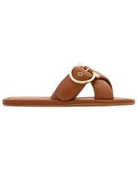 Ferragamo - Gancini Ornament Slide - Lyst