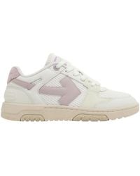 Off-White c/o Virgil Abloh - Slim Out Of Office Lace-Up Sneakers - Lyst