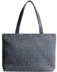 Bottega Veneta - Small Intrecciato Zipped Tote Bag - Lyst
