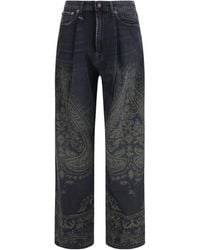 R13 - Paisley Wide-Leg Jeans - Lyst