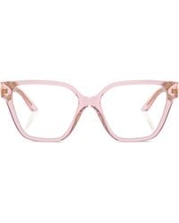 Versace - Geometric-Frame Glasses - Lyst