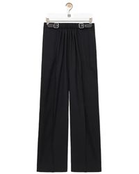 Loewe - Belted Trousers - Lyst