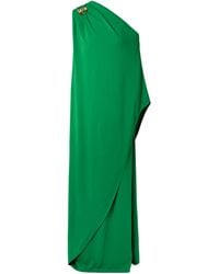 Oscar de la Renta - One-Shoulder Embellished Dress - Lyst