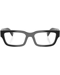 Prada - Eyewear Rectangular Frame Glasses - Lyst