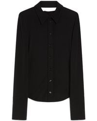 Sportmax - Candido Open Back Button-Up Top - Lyst