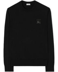 Burberry - Ekd Intarsia-Knit Crewneck Jumper - Lyst