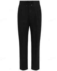 Brunello Cucinelli - Elasticated Waistband Drawstring Pants - Lyst