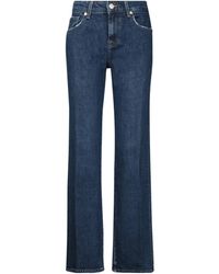 7 For All Mankind - Straight Fit Denim Jeans - Lyst