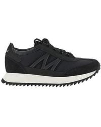 Moncler - Pacey Panelled Lace-Up Sneakers - Lyst