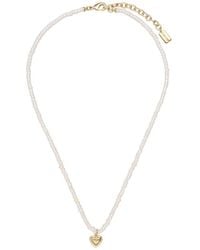 COACH - Heart-Shaped Pendant Necklace - Lyst