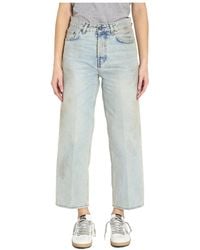 Haikure - Betty Cropped Wide-Leg Jeans - Lyst