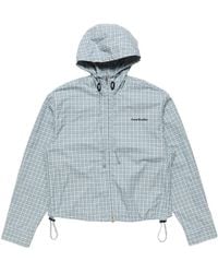 Acne Studios - Hooded Check Jacket - Lyst