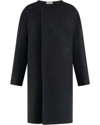 TOTEME - Totême Long Sleeved Open-Front Coat - Lyst