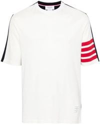 Thom Browne - Jersey 4 Bar Color Block T-Shirt - Lyst