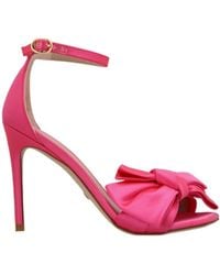 Stuart Weitzman - Nude Loveknot Sandals - Lyst