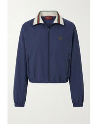 Gucci - Striped Collar Jacket - Lyst