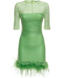 GIUSEPPE DI MORABITO - Embroidered Mesh Mini Dress - Lyst