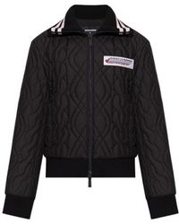 DSquared² - Logo-Patch Quilted Jacket - Lyst