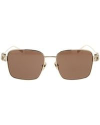 Gucci - Eyewear Rectangle Frame Sunglasses - Lyst