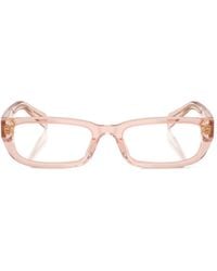 Prada - Eyewear Rectangular Frame Glasses - Lyst