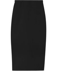 Max Mara - High-Waisted Midi Skirt - Lyst