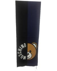 Moschino - Logo Knitted Scarf - Lyst